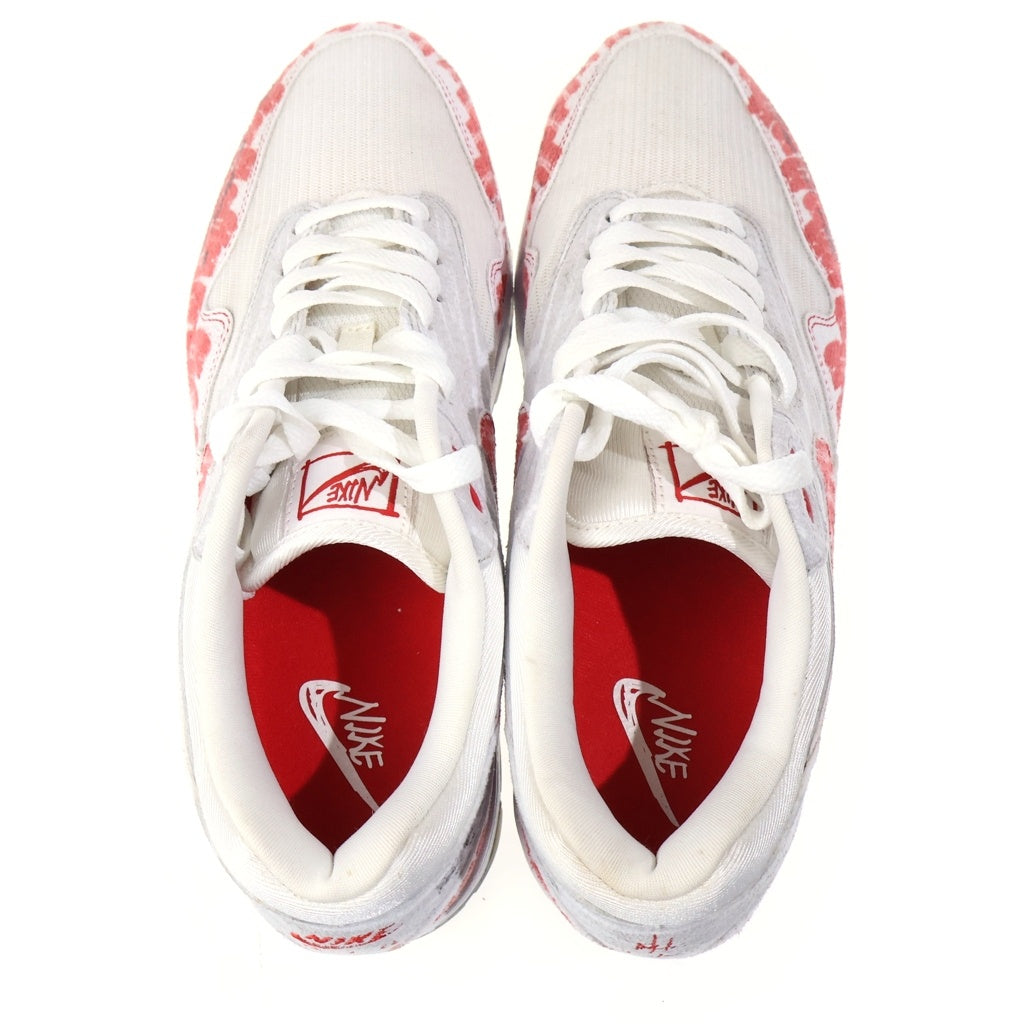 NIKE(ナイキ) AIR MAX 1 SKETCH TO SHELF エアマックス スケッチ トゥ シェル ローカットスニーカー ホワイト/レッド US10/28cm CJ4286-101