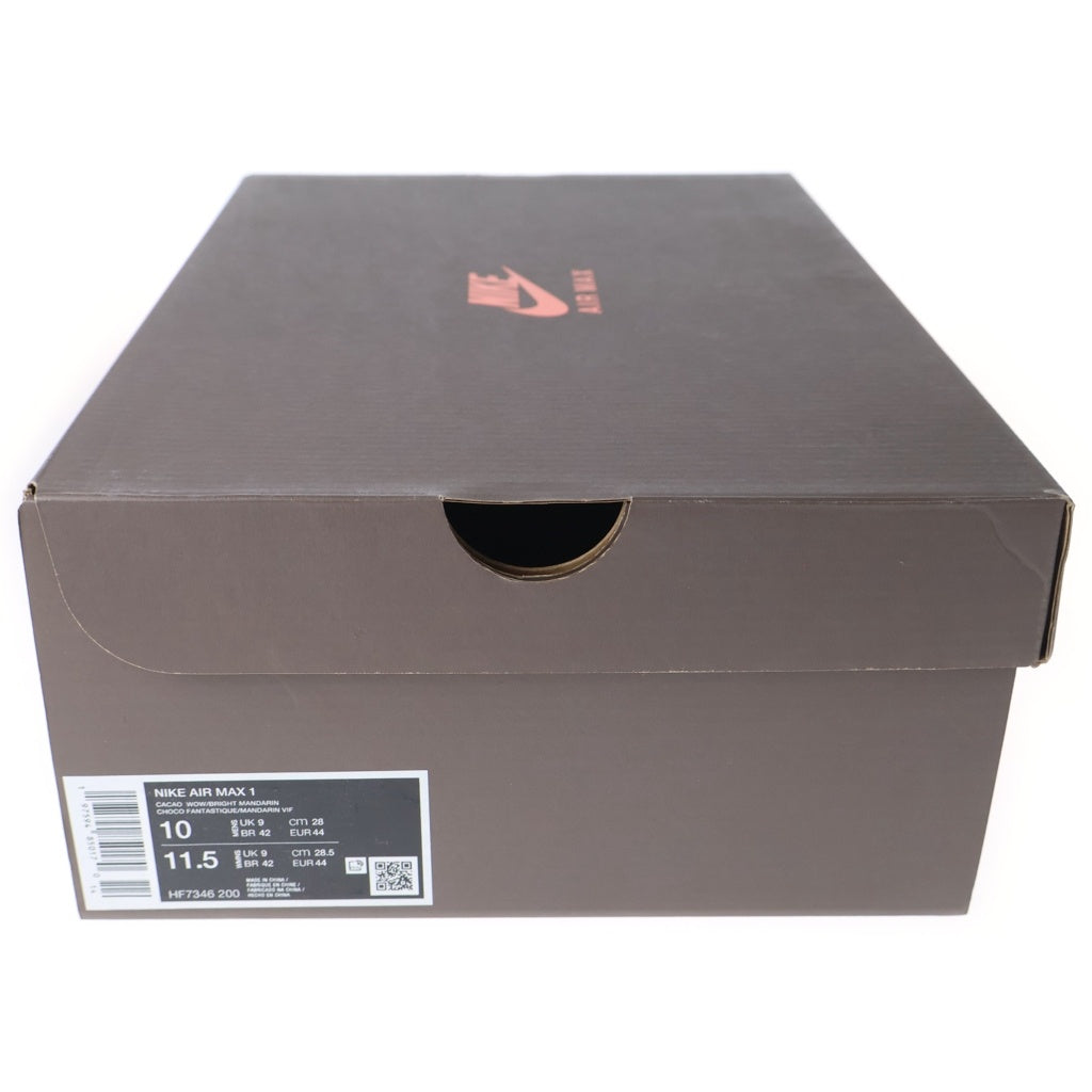 NIKE(ナイキ) AIR MAX 1 King's Day エア マックス 1 キングスデイ ローカットスニーカー シューズ ブラウン/オレンジ US10/28cm HF7346-200