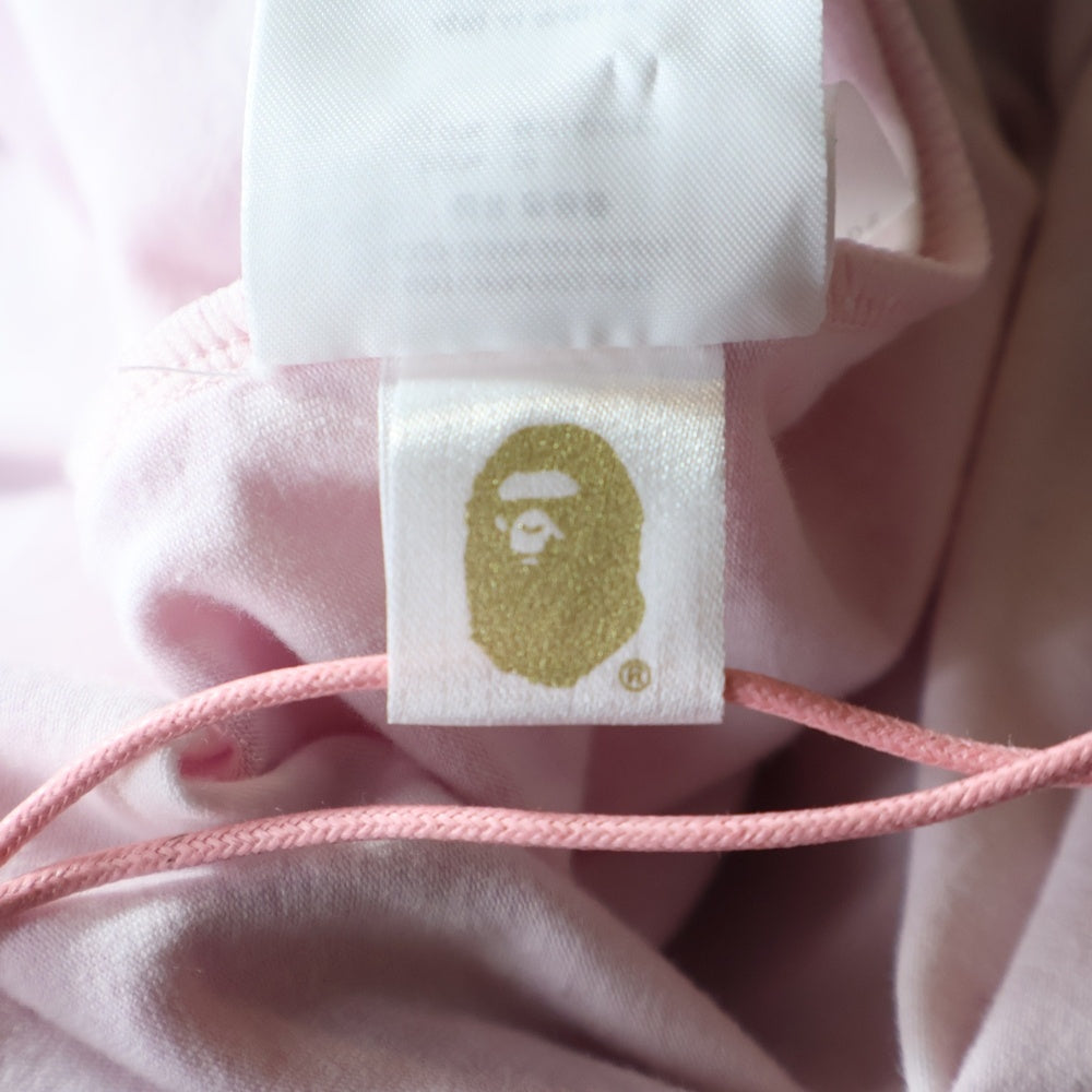 A BATHING APE(アベイシングエイプ) COLOR CAMO JERSEY DRESS カモ総柄 Tシャツワンピース 半袖 ピンク レディース 1M30235301