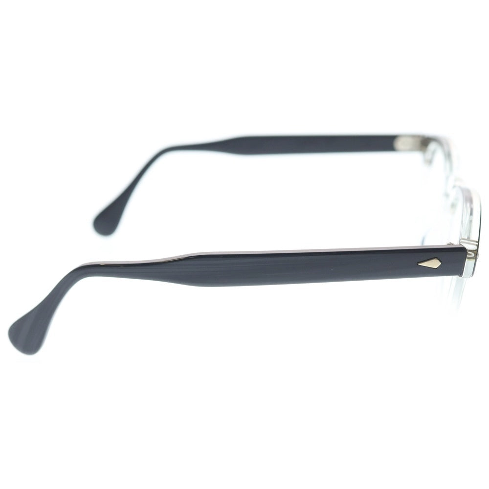 JULIUS TART OPTICAL(ジュリアス タートオプティカル) AR BLACK WOOD CLEAR エーアール ウェリントン サングラス バイカラー 眼鏡 ブラック/クリア