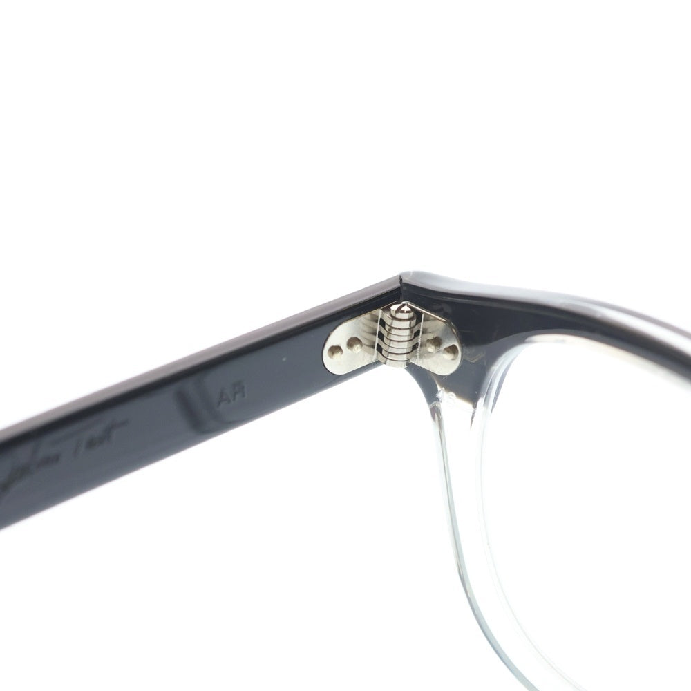 JULIUS TART OPTICAL(ジュリアス タートオプティカル) AR BLACK WOOD CLEAR エーアール ウェリントン サングラス バイカラー 眼鏡 ブラック/クリア