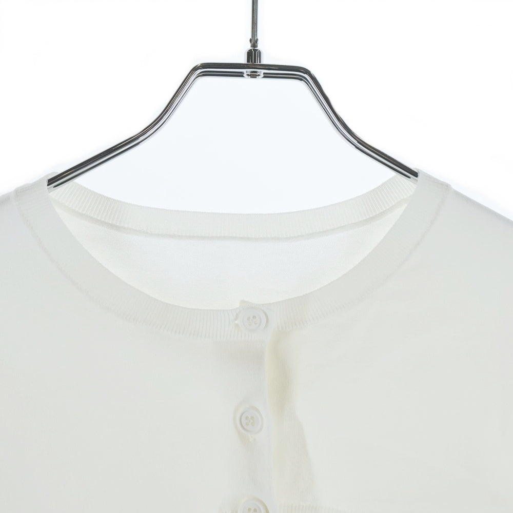 NO BRAND(ノーブランド) BIOTOP(ビオトープ)×yo(ヨー) ニットタイニーカーディガン レディース ホワイト EEK04010