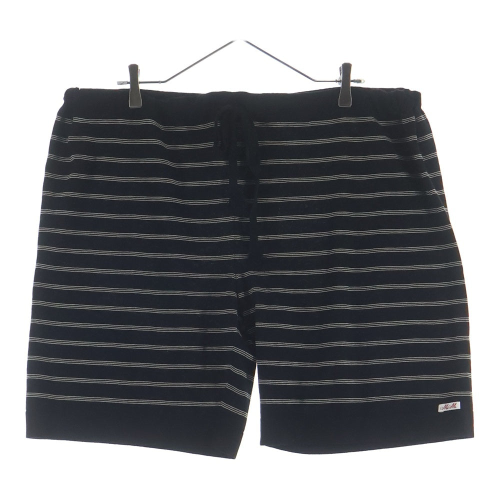 Maison Margiela メゾンマルジェラ 25SS ボーダー ハーフ ショーツ ショート パンツ ブラック S50MU0075 M13093 Maison Margiela(メゾンマルジェラ) 25SS ボーダー ハーフ ショーツ