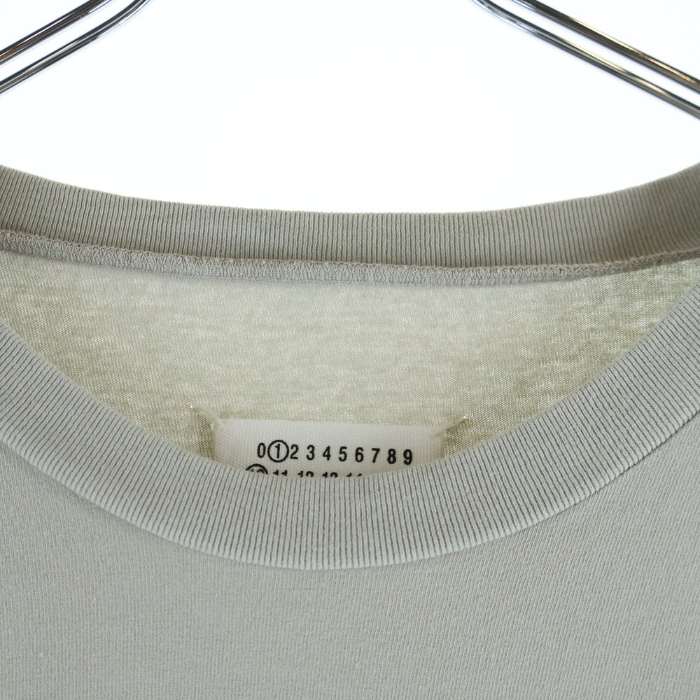 Maison Margiela(メゾンマルジェラ) 24SS ナンバリングロゴクルーネック半袖Tシャツカットソーグレー S50GC0716 S24567