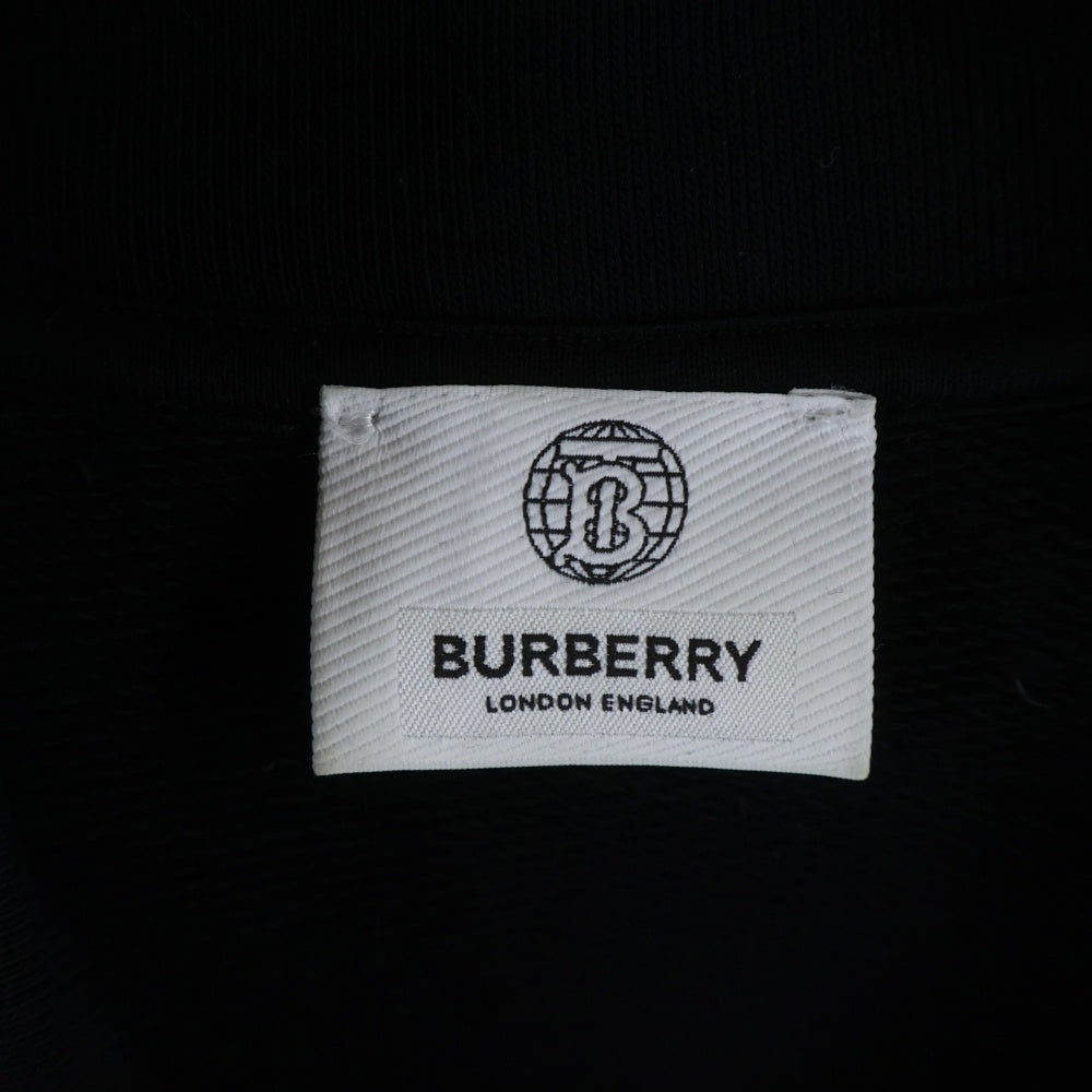 BURBERRY(バーバリー) Love Print Oversized Hoodie ラブプリント オーバーサイズ スウェット プルオーバーパーカー ブラック 8037670