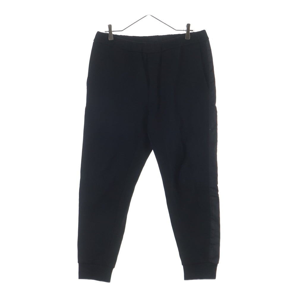 PRADA プラダ RE-NYLON リナイロン トライアングルロゴプレート サルエル スウェットロングパンツ ブラック UJP180 PRADA(プラダ) RE-NYLON リナイロン トライアングルロゴプレート