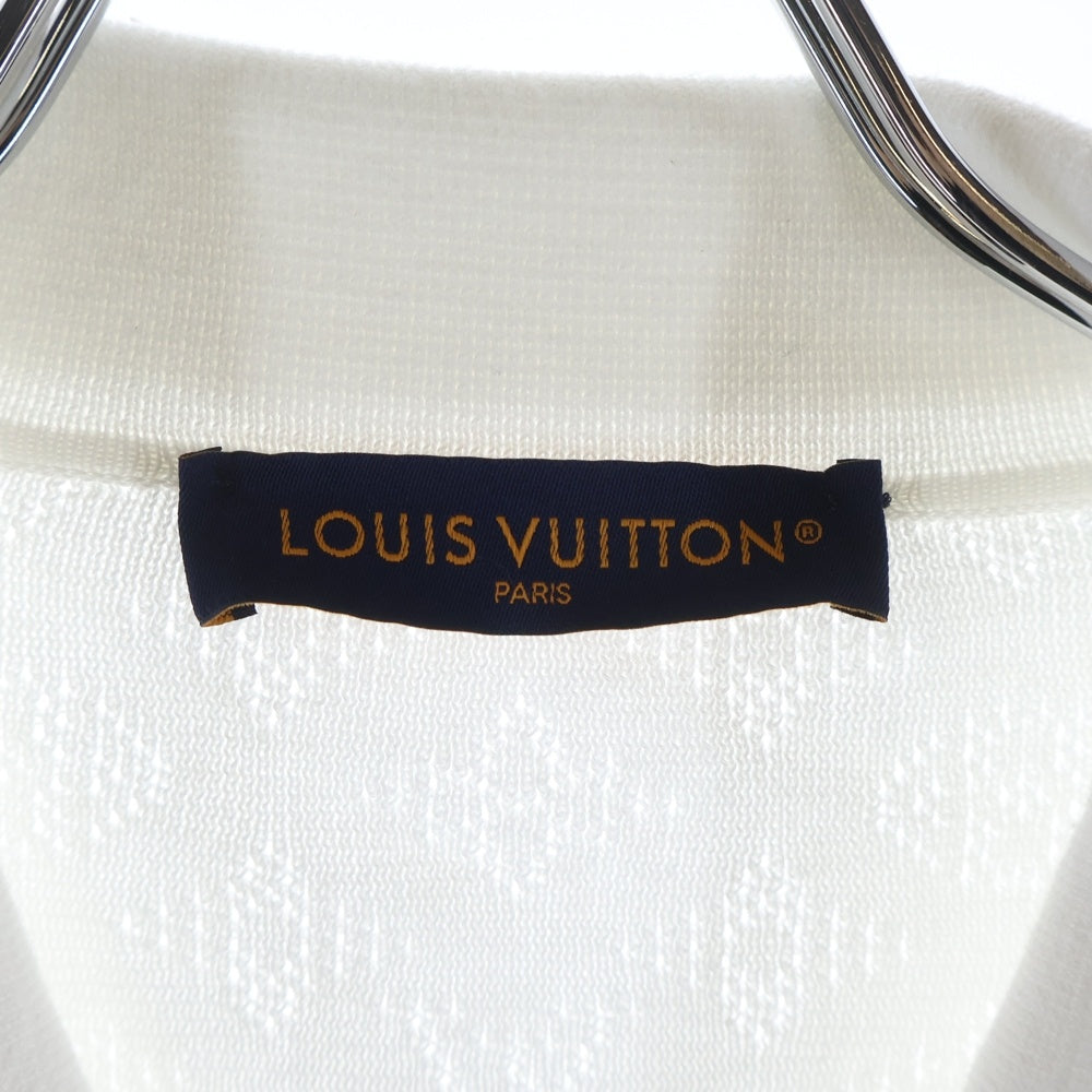 LOUIS VUITTON(ルイヴィトン) 25AW モノグラム ポインテール ショートスリーブ コットン 半袖シャツ ホワイト RM252MQ Y34 HRN44W