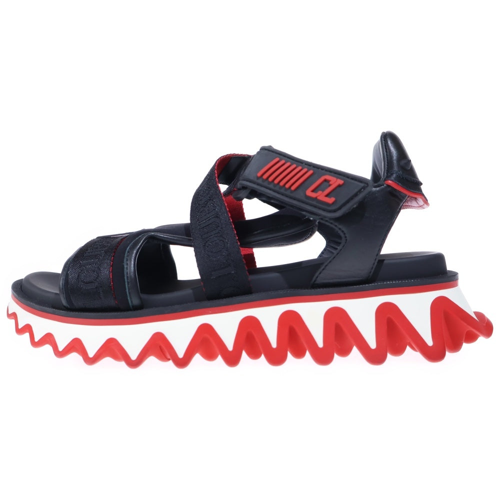 CHRISTIAN LOUBOUTIN(クリスチャンルブタン) SUMMER LOUBISHARK サマールビシャーク ストラップサンダル シューズ ブラック