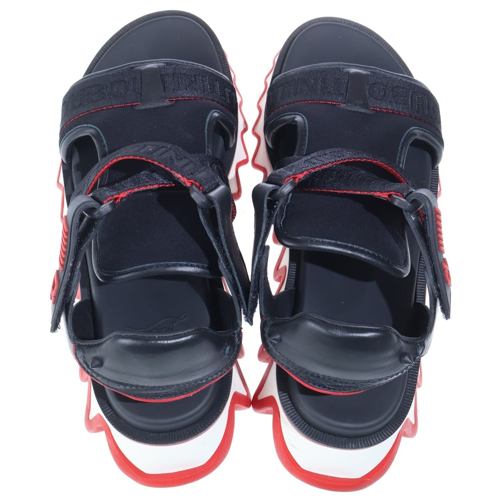 CHRISTIAN LOUBOUTIN(クリスチャンルブタン) SUMMER LOUBISHARK サマールビシャーク ストラップサンダル シューズ ブラック