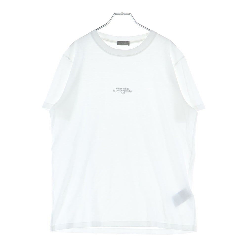 DIOR(ディオール) Montaigne プリントロゴ 半袖Tシャツ カットソー ホワイト 593J668D3018