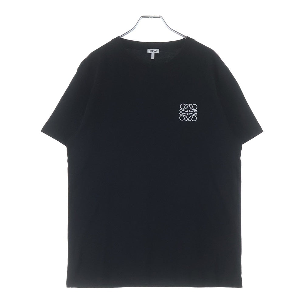 LOEWE(ロエベ) アナグラム刺繍ロゴ 半袖Tシャツ カットソー ブラック H526Y22X75
