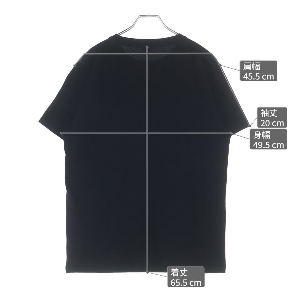 LOEWE(ロエベ) アナグラム刺繍ロゴ 半袖Tシャツ カットソー ブラック H526Y22X75