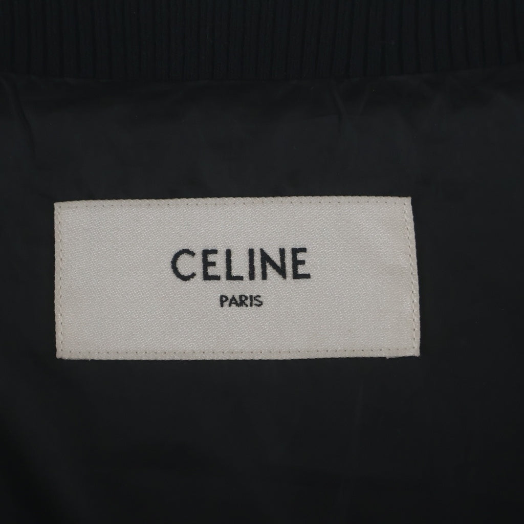CELINE(セリーヌ) トリオンフパッチ ダウンジャケット ブラック RV12E1474