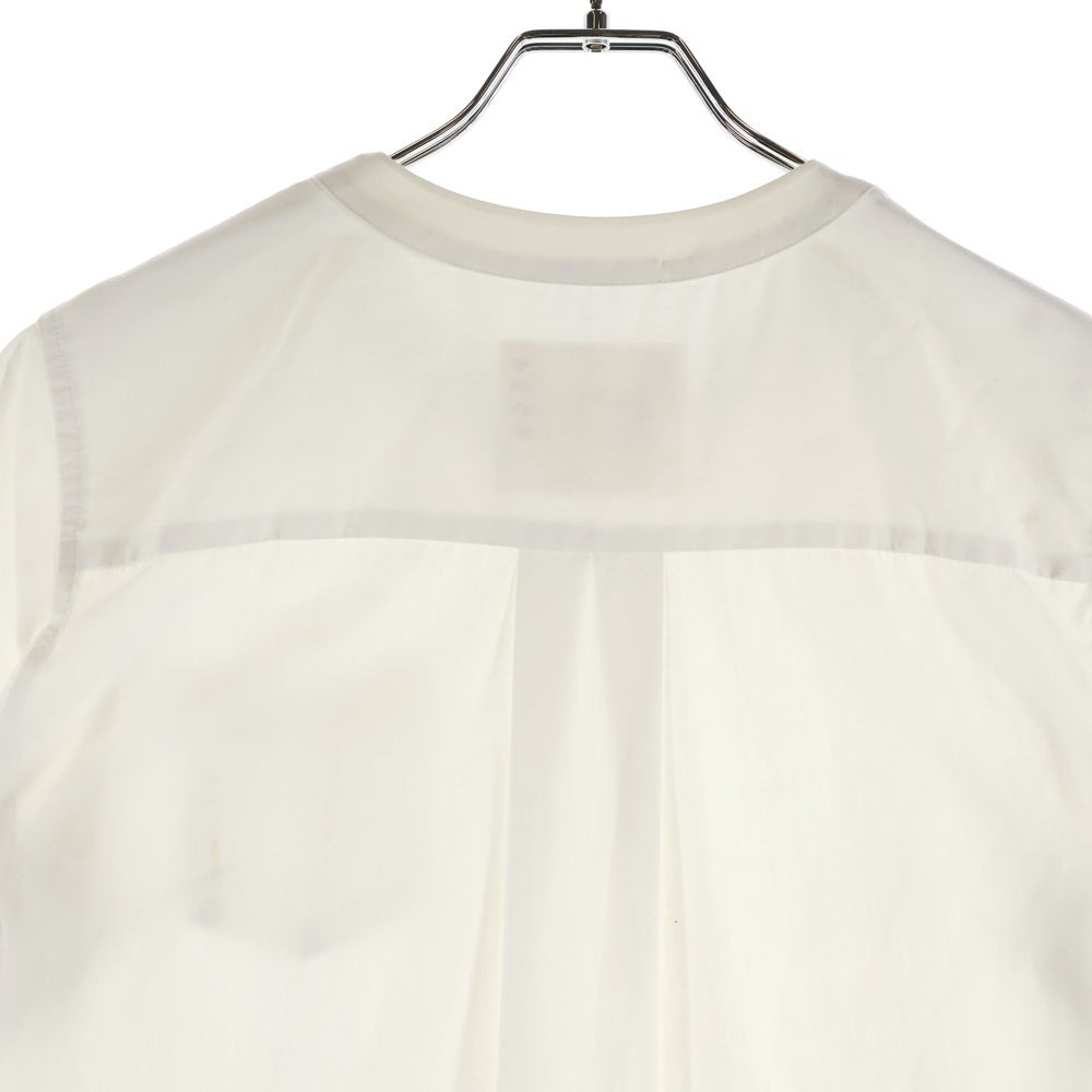 Sacai(サカイ) 21SS ショルダージップ ドッキング ワンピース オールインワン レディース 21-05594 ホワイト/ブラック