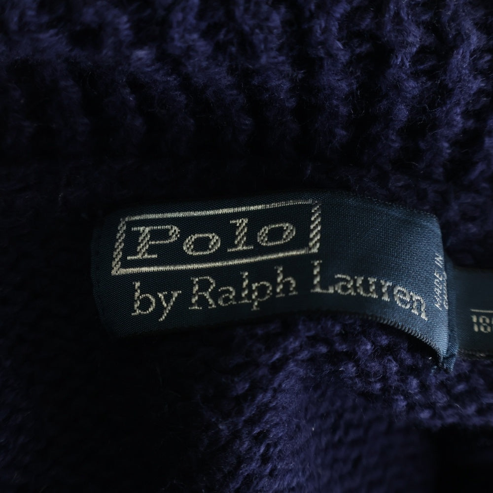POLO RALPH LAUREN(ポロラルフローレン) 星条旗 ジャガード ニットセーター ネイビー レディース