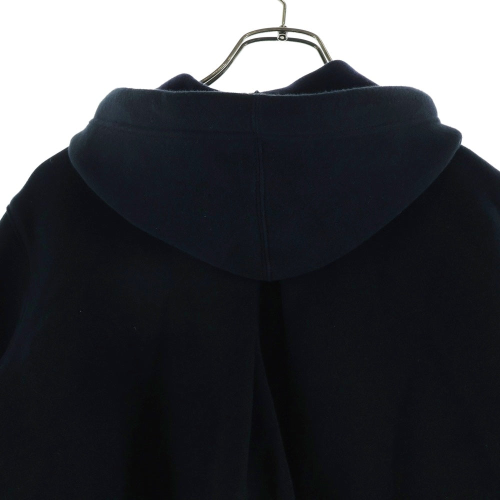 Sacai(サカイ) 20AW コットン ナイロン ジップアップフーディー ドッキング ワンピース レディース ブラック 20-05361