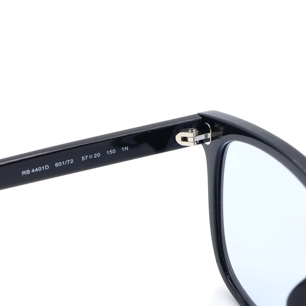 Ray Ban(レイバン) RB4401D ウェリントン クリアブルーレンズ サングラス メガネ ブラック
