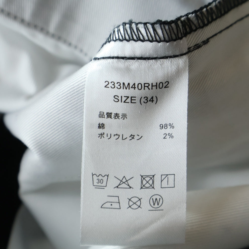 Dickies(ディッキーズ) ×Ron Herman RHC ロンハーマン テーパード ワーク チノパンツ ブラック233M40RH02