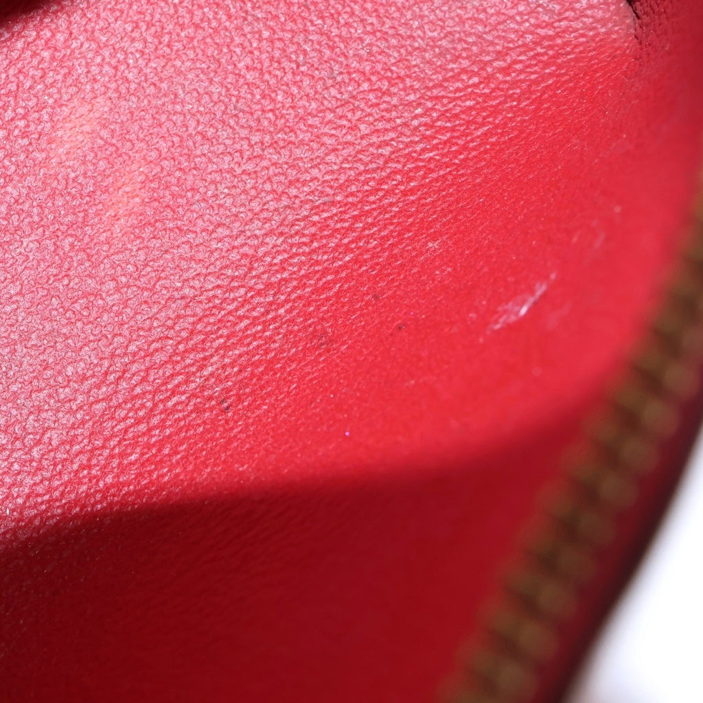 LOUIS VUITTON(ルイヴィトン) モノグラムヴェルニ ポシェットコスメティック メイク 化粧ポーチ レッド M90172 SR2158 レディース