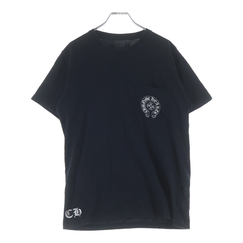 CHROME HEARTS(クロムハーツ) RS3 S/S Tee バックRS3/総柄プリント 半袖Tシャツ カットソー ブラック