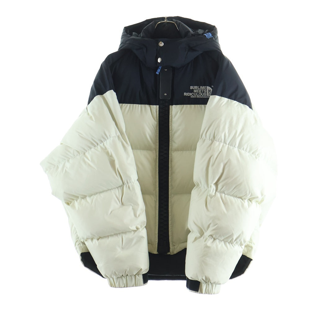 MAISON MIHARAYASUHIRO(メゾンミハラヤスヒロ) Super Big Down Jacket スーパービッグ ジップアップ ダウンジャケット ホワイト/ブラック A11BL061