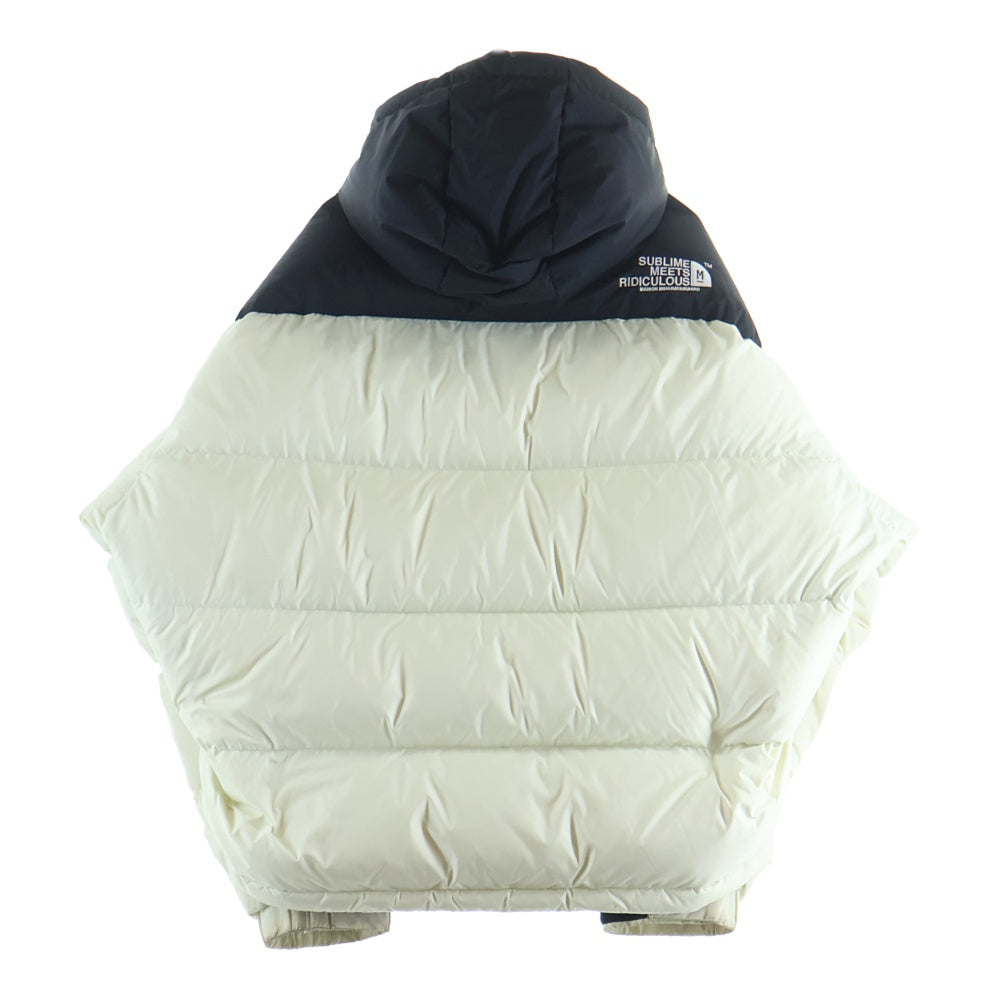 MAISON MIHARAYASUHIRO(メゾンミハラヤスヒロ) Super Big Down Jacket スーパービッグ ジップアップ ダウンジャケット ホワイト/ブラック A11BL061