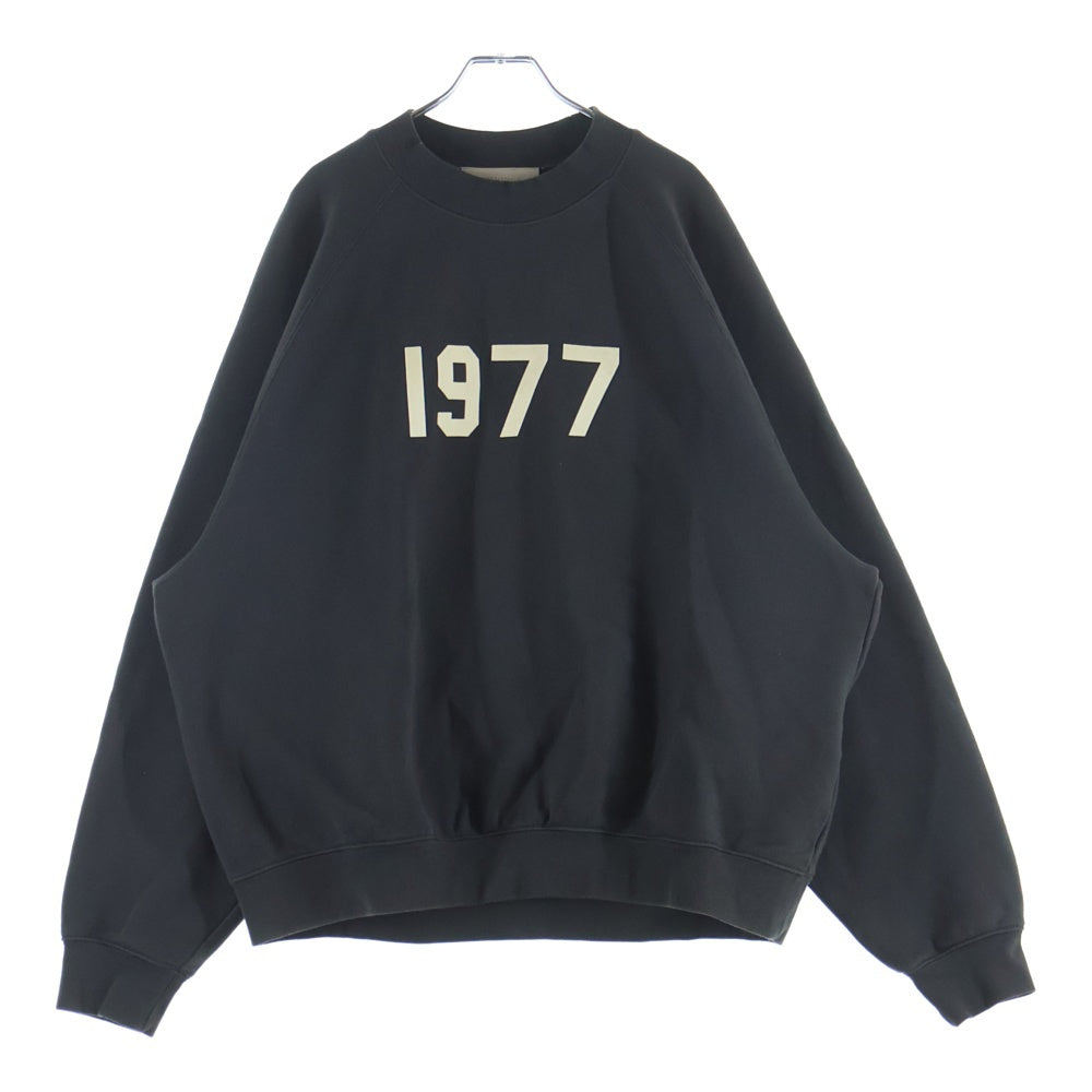 FEAR OF GOD ESSENTIALS(フィアオブゴッド エッセンシャルズ) 1977 フェルト プリント スウェット トレーナー チャコールグレー