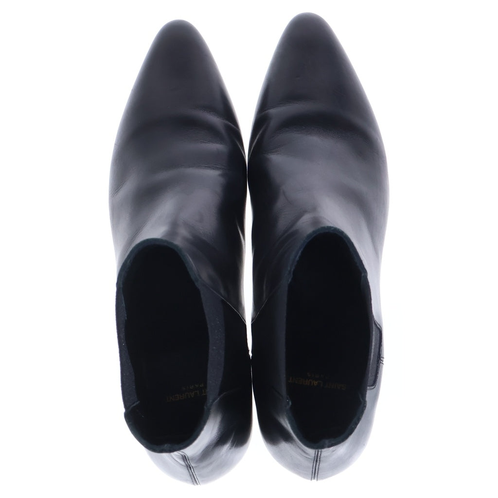 SAINT LAURENT PARIS(サンローランパリ) サイドゴア レザー チェルシーブーツ ブラック 442182