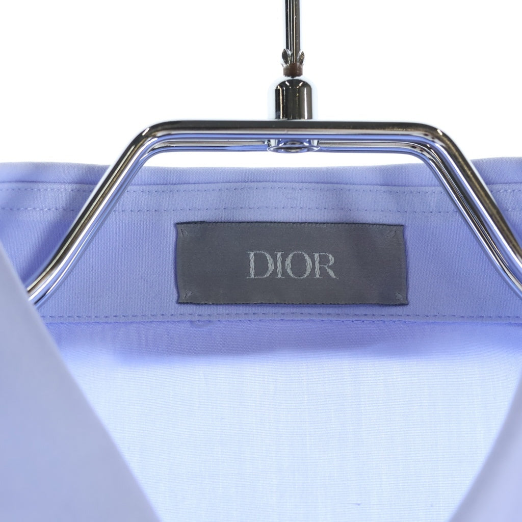 DIOR(ディオール) 20AW ×NIKE AIR DIOR 013C502J1581 ナイキ エアディオール ウイングロゴ刺繍 長袖シャツ ブルー
