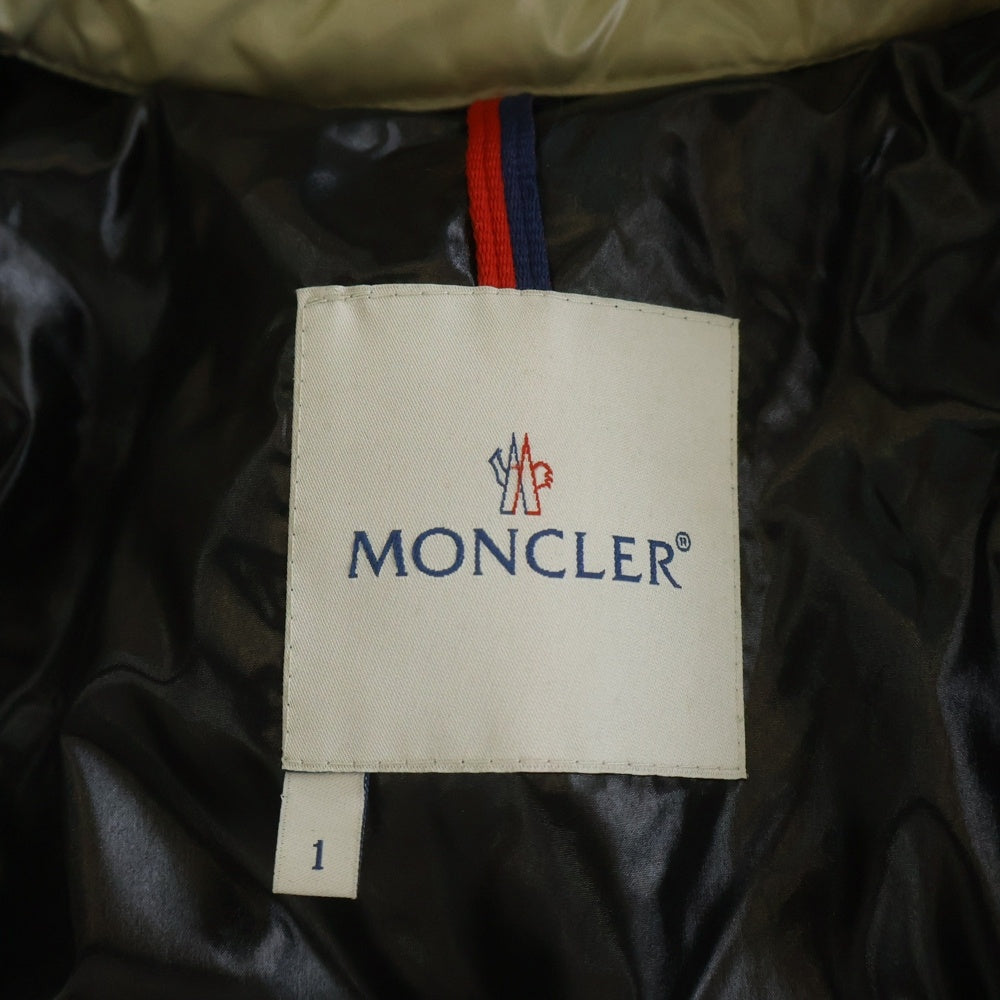 MONCLER(モンクレール) ナイロン ダウンジャケット ブラック/カーキ 41318/50/68950