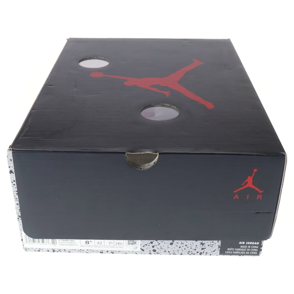 NIKE(ナイキ) ×OFF-WHITE AIR JORDAN 5 RETRO SP CT8480-001 オフホワイト エアジョーダン5 レトロ ハイカットスニーカー ブラック US8.5/26.5cm