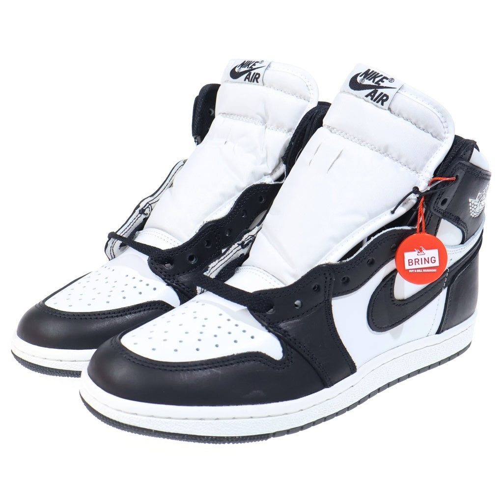 NIKE(ナイキ) AIR JORDAN 1 HI 85 BLACK/WHITE BQ4422-001 エアジョーダン1 85 パンダ ハイカットスニーカー ブラック/ホワイト US8.5/26.5cm