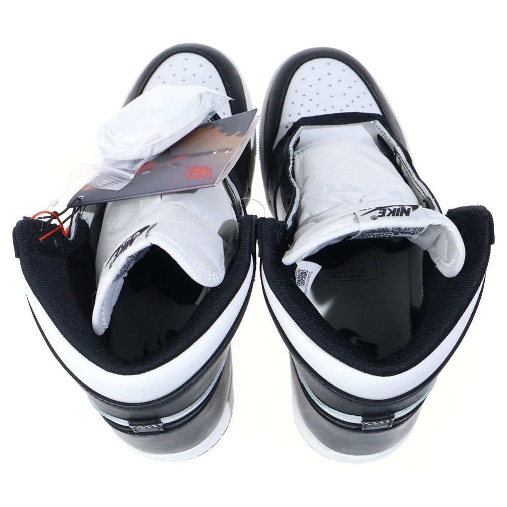 NIKE(ナイキ) AIR JORDAN 1 HI 85 BLACK/WHITE BQ4422-001 エアジョーダン1 85 パンダ ハイカットスニーカー ブラック/ホワイト US8.5/26.5cm