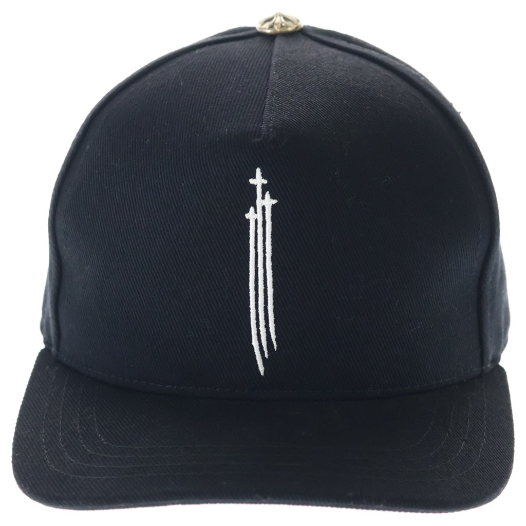 CHROME HEARTS(クロムハーツ) RS3 TRUCKER CAP ロゴ刺繍 クロスボール トラッカーキャップ 帽子 ブラック