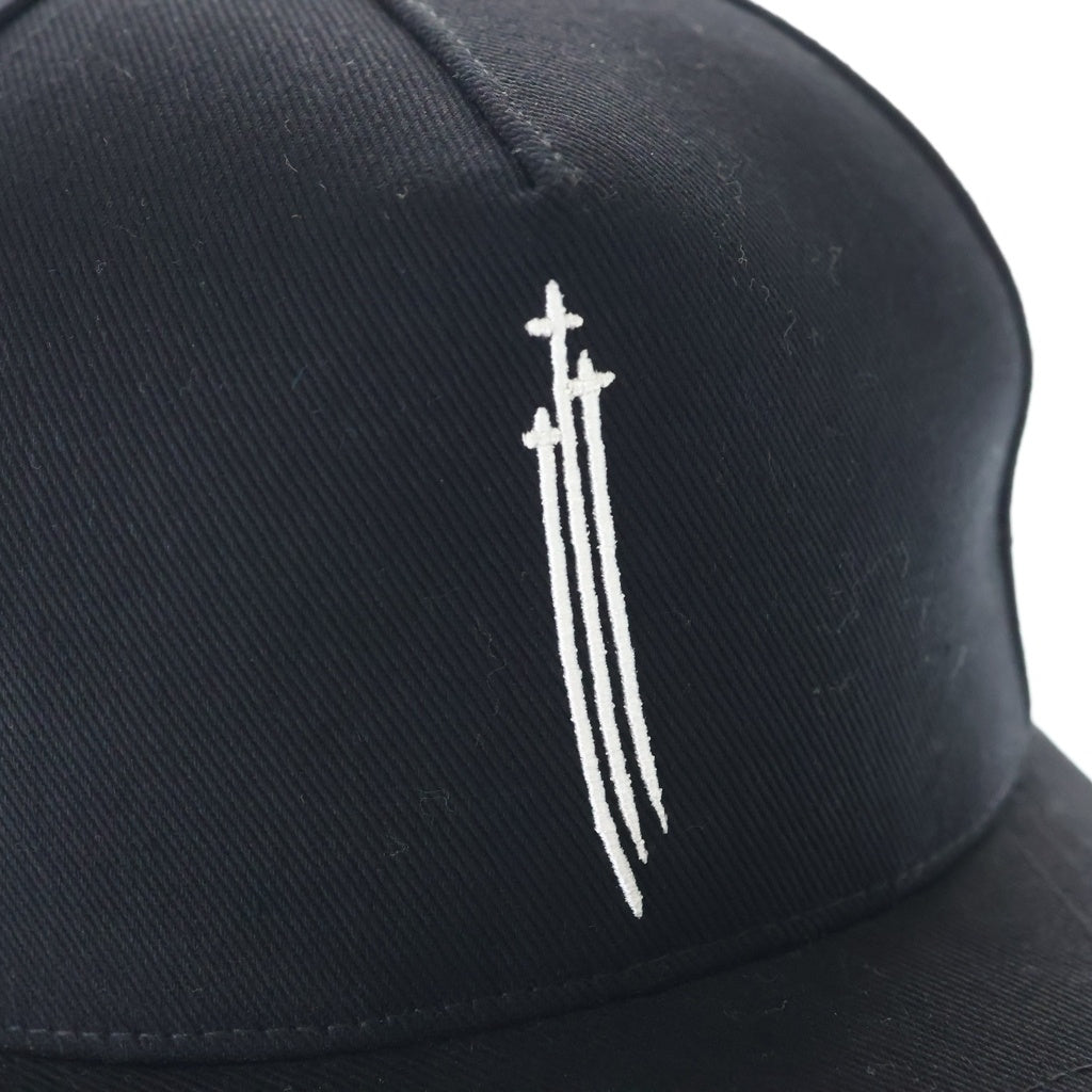 CHROME HEARTS(クロムハーツ) RS3 TRUCKER CAP ロゴ刺繍 クロスボール トラッカーキャップ 帽子 ブラック