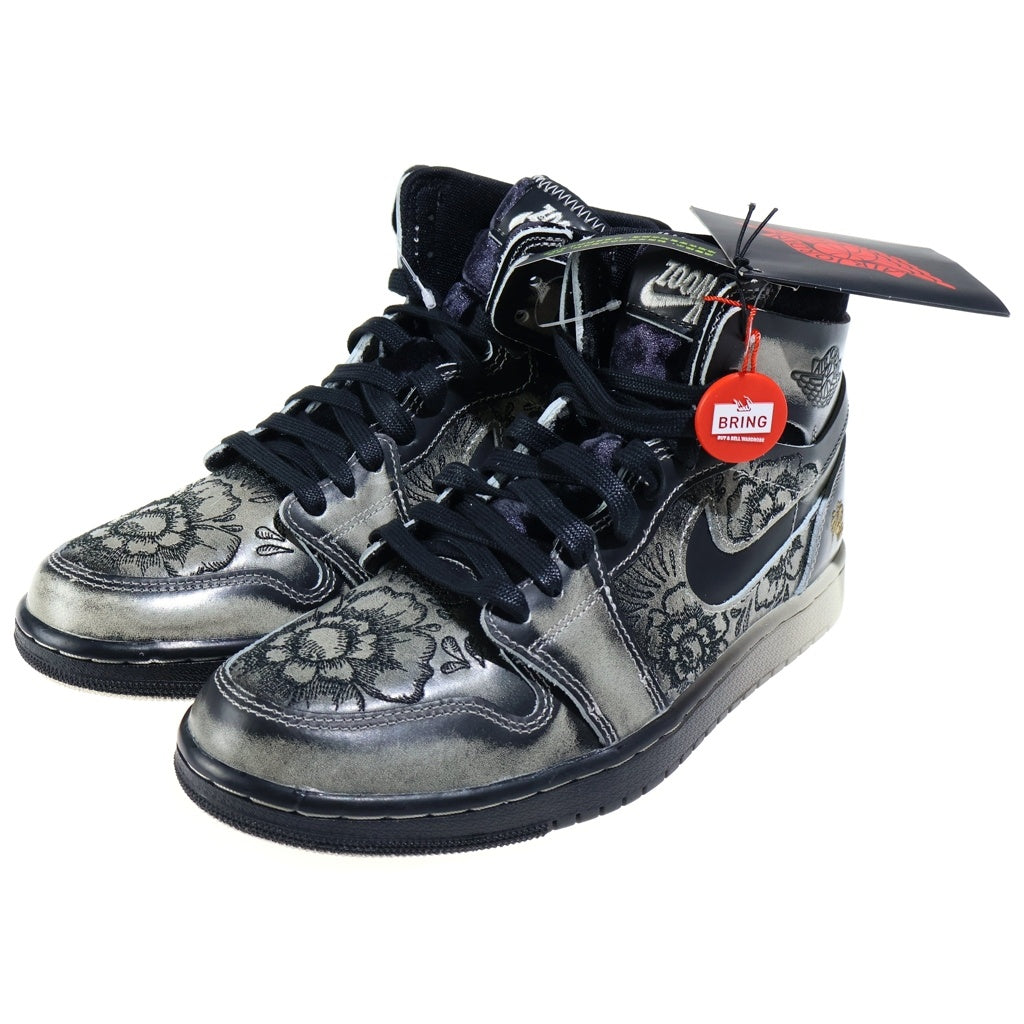 NIKE(ナイキ) AIR JORDAN 1 ZM CMFT 2 PRM エア ジョーダン 1 ズーム コンフォート 2 プレミアム ハイカットスニーカー ブラック US9/27cm FQ8155-010