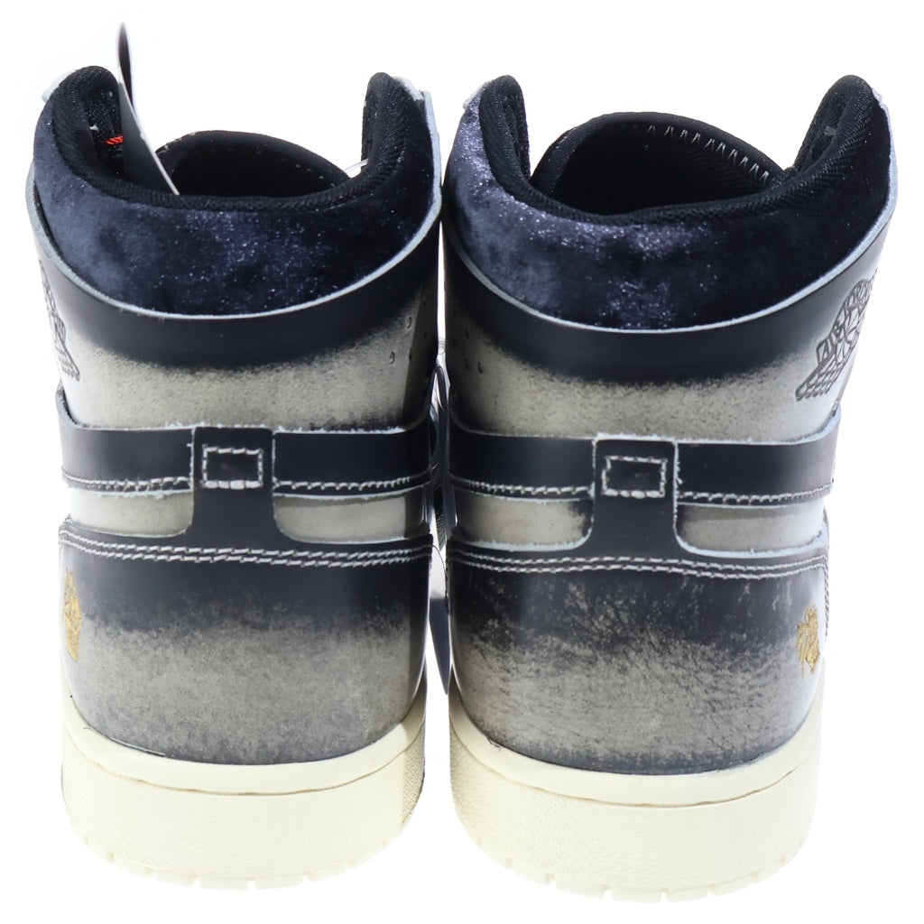 NIKE(ナイキ) AIR JORDAN 1 ZM CMFT 2 PRM エア ジョーダン 1 ズーム コンフォート 2 プレミアム ハイカットスニーカー ブラック US8/26cm FQ8155-010