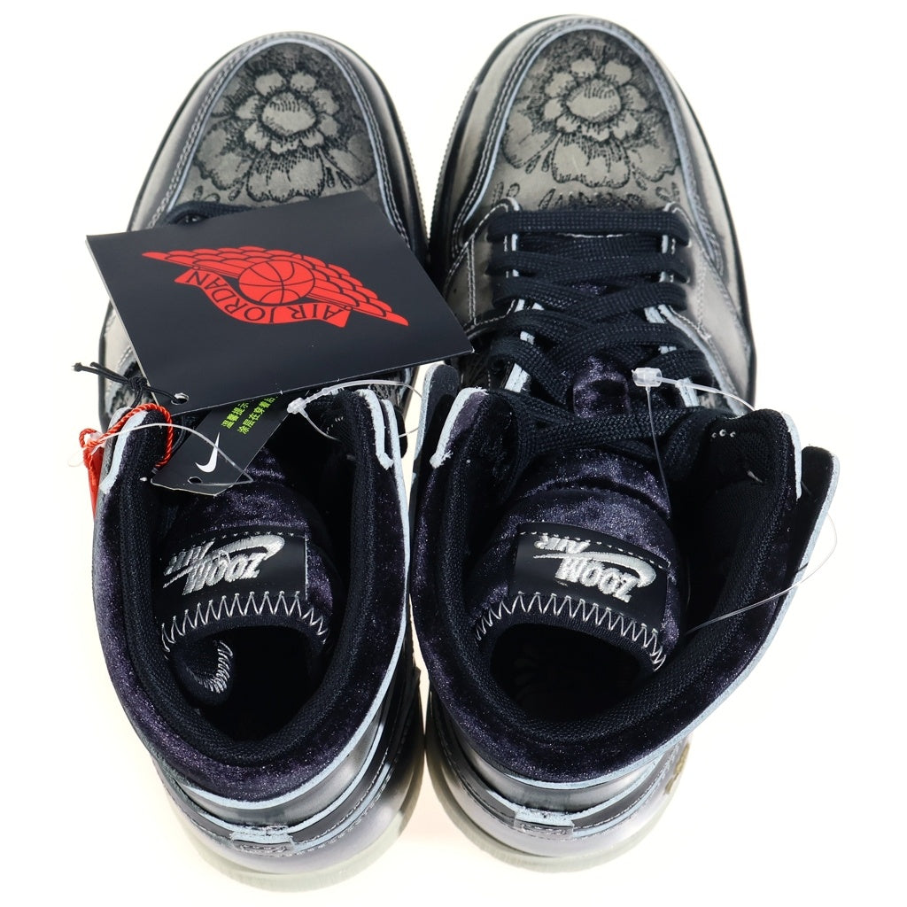 NIKE(ナイキ) AIR JORDAN 1 ZM CMFT 2 PRM エア ジョーダン 1 ズーム コンフォート 2 プレミアム ハイカットスニーカー ブラック US9/27cm FQ8155-010