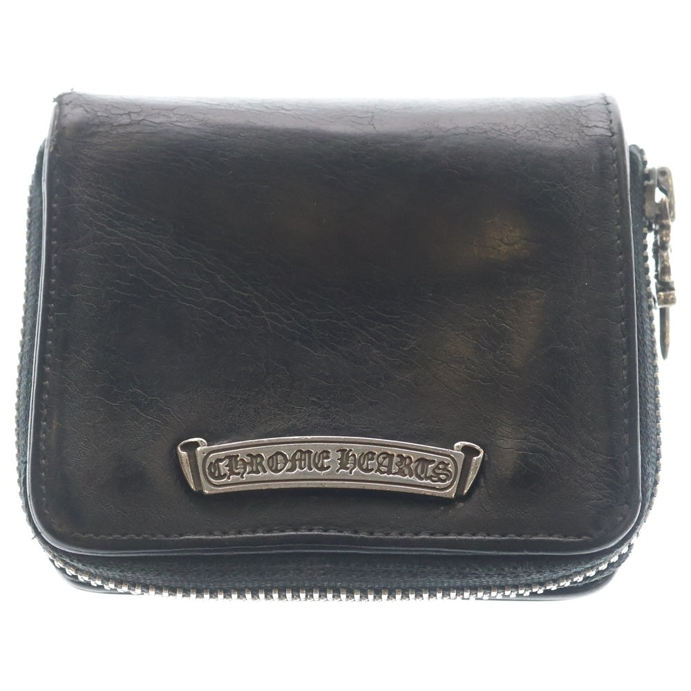CHROME HEARTS(クロムハーツ) SQ ZIP BILL スクエアジップビル レザー 