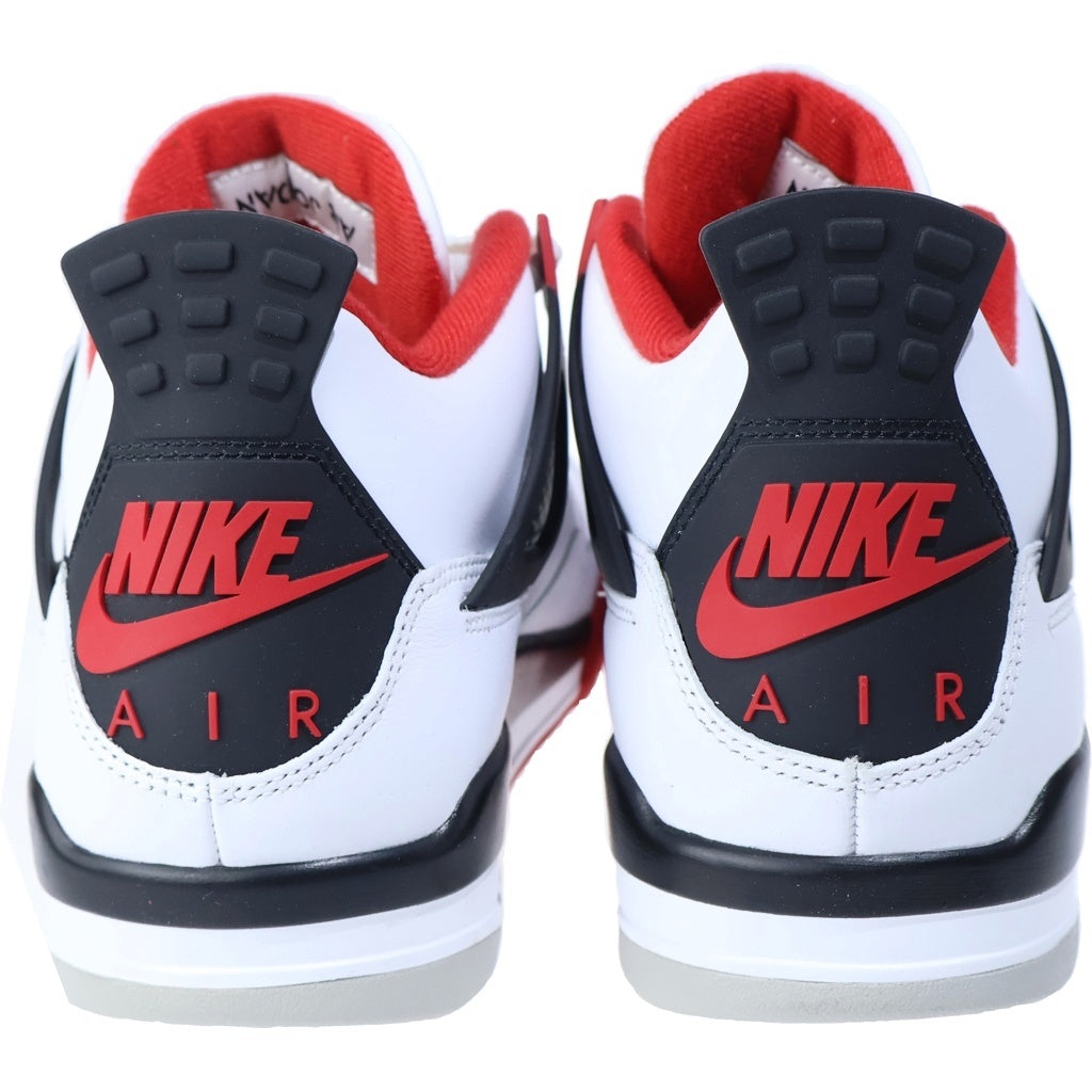 NIKE(ナイキ) AIR JORDAN 4 RETRO OG FIRE RED 2020 エアジョーダン4 レトロ ファイヤーレッド ハイカットスニーカー ホワイト/レッド US10.5/28.5cm DC7770-160