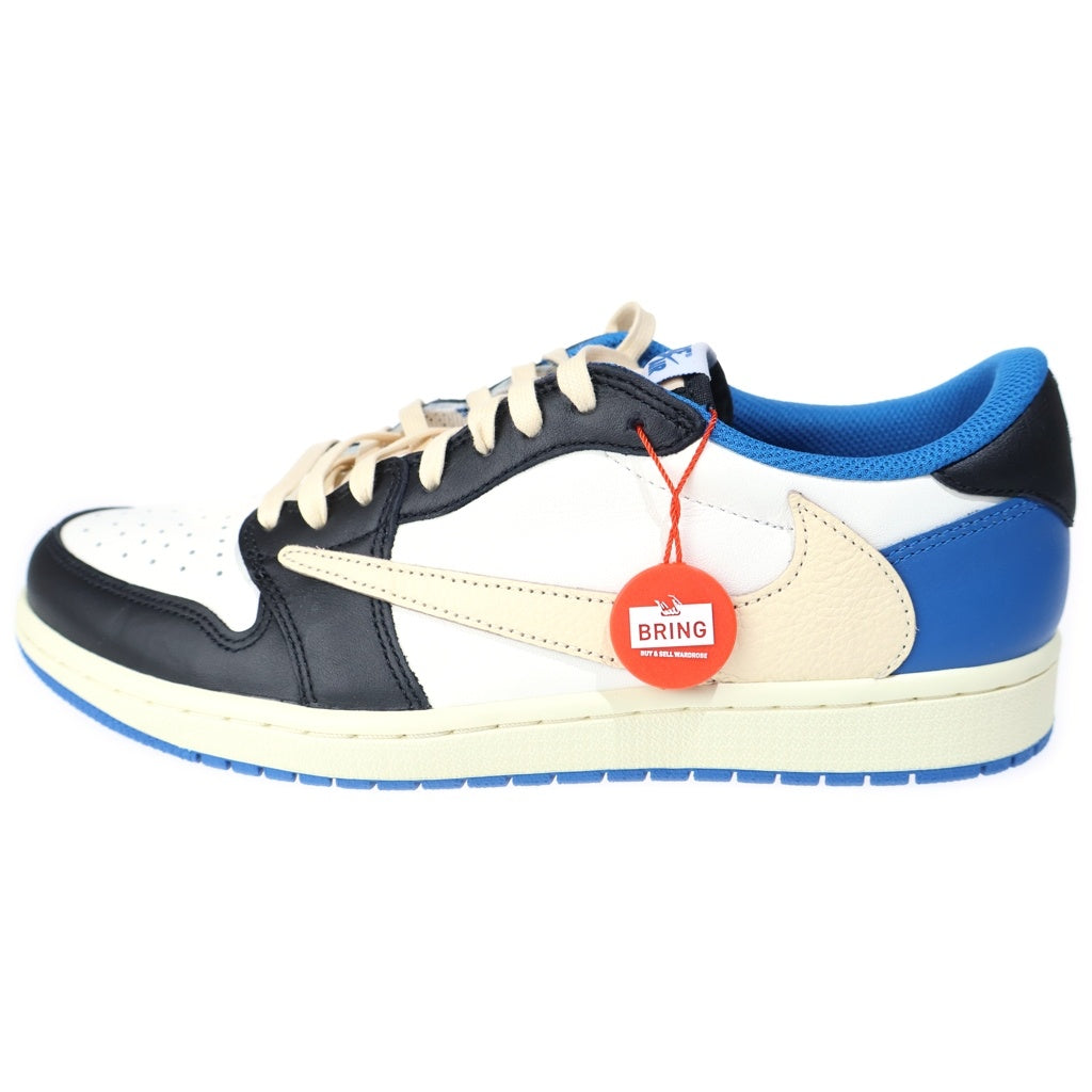 NIKE(ナイキ) ×TRAVIS SCOTT FRAGMENT DESIGN AIR JORDAN 1 LOW OG SP トラヴィススコット フラグメント エアジョーダン1 ローカットスニーカー US10.5/28.5cm DM7866-140