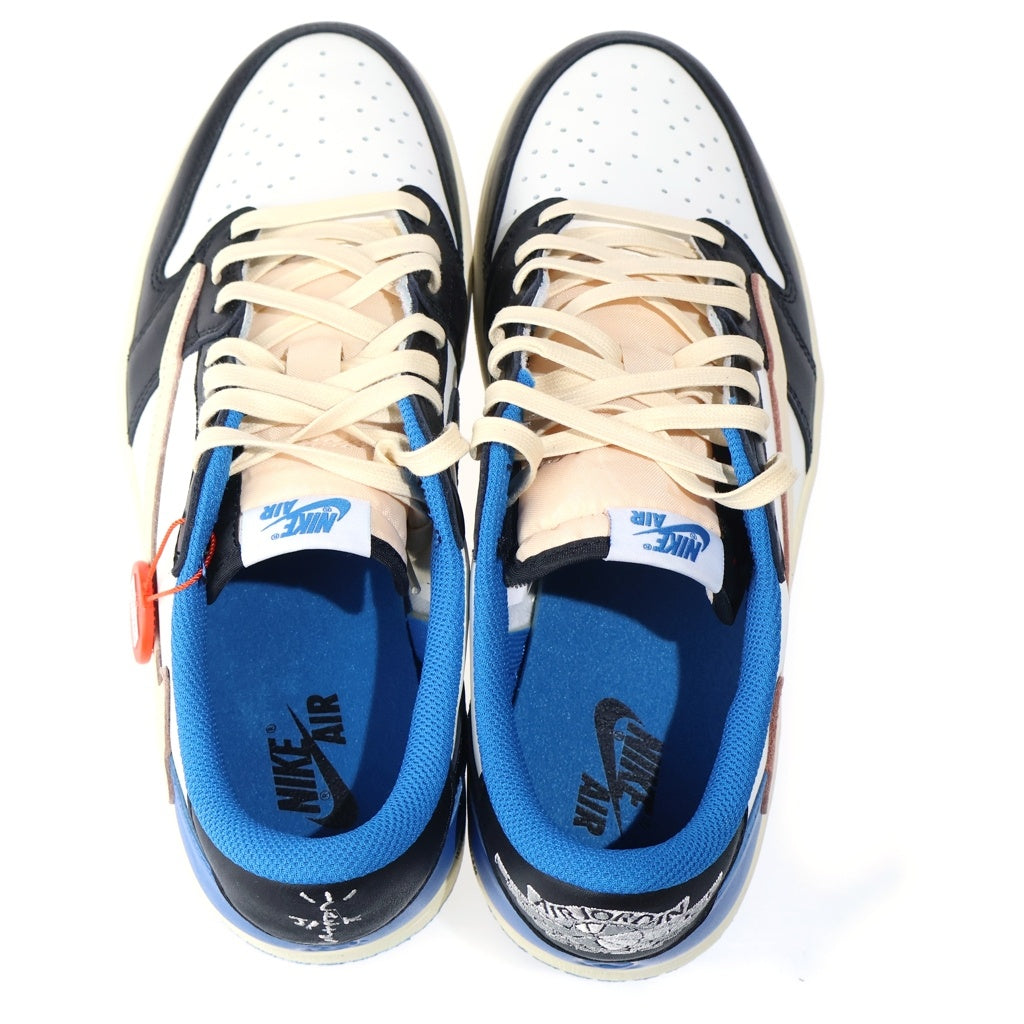 NIKE(ナイキ) ×TRAVIS SCOTT FRAGMENT DESIGN AIR JORDAN 1 LOW OG SP トラヴィススコット フラグメント エアジョーダン1 ローカットスニーカー US10.5/28.5cm DM7866-140
