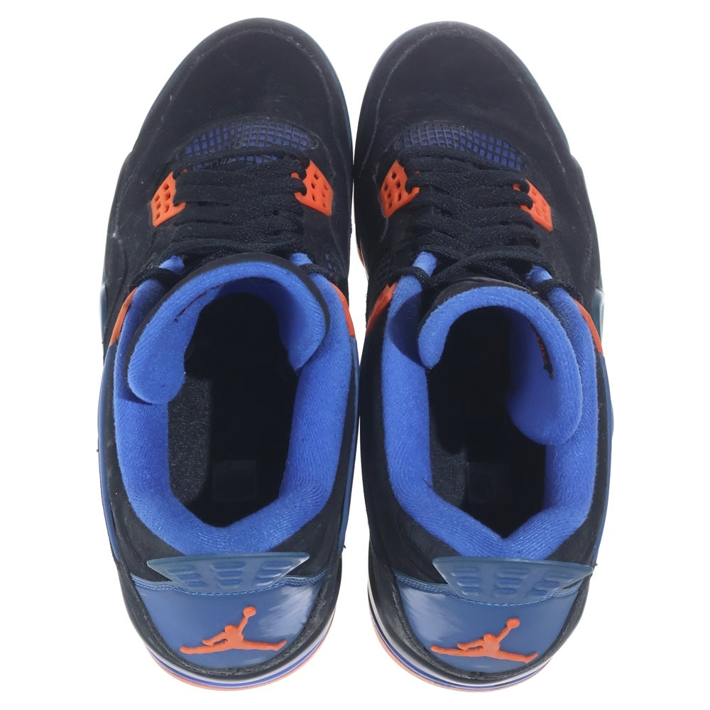 NIKE(ナイキ) AIR JORDAN 4 Retro Cavs エアジョーダン4 レトロ キャブス ハイカットスニーカー ブラック/オレンジ US11/29cm