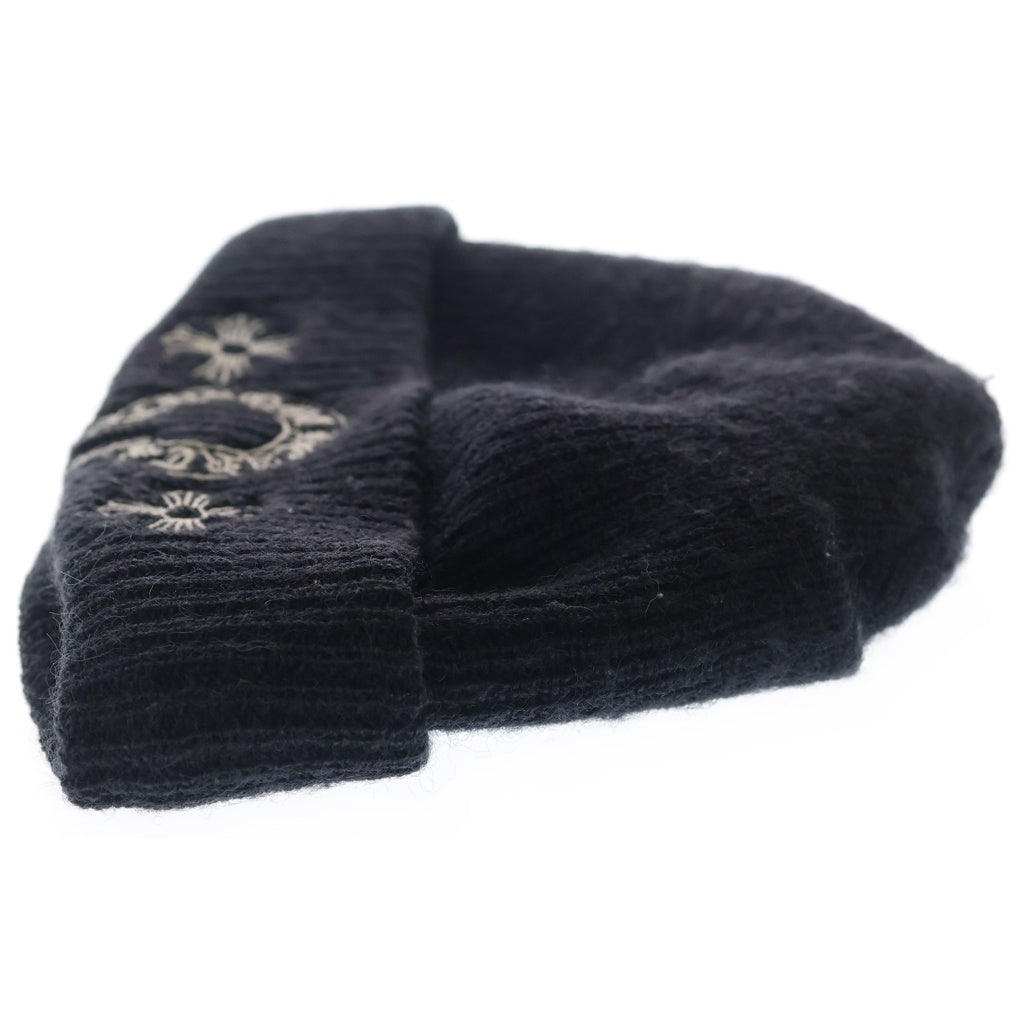 CHROME HEARTS(クロムハーツ) WOOL WATCH CAP CHプラス ホースシューニットキャップ ビーニー帽子 ブラック