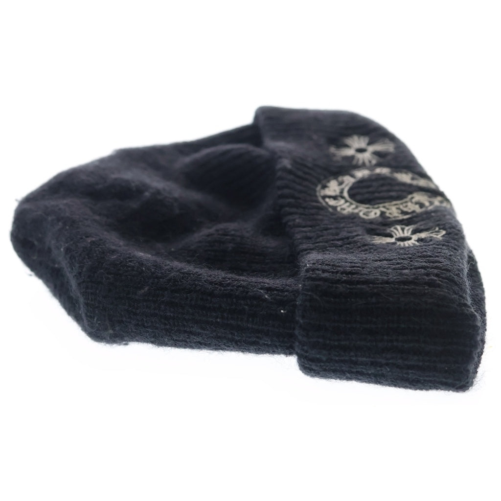 CHROME HEARTS(クロムハーツ) WOOL WATCH CAP CHプラス ホースシューニットキャップ ビーニー帽子 ブラック