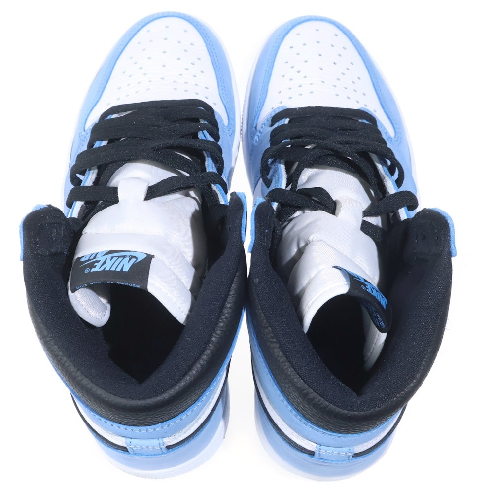 NIKE(ナイキ) AIR JORDAN 1 RETRO HIGH OG UNIVERCITY BLUE 555088-134 エアジョーダン1 ユニバーシティーブルー ハイカットスニーカー ブルー/ホワイト US9.5/27.5cm