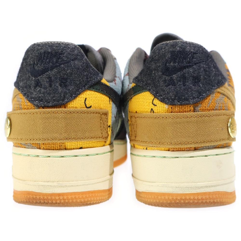 NIKE(ナイキ) ×TRAVIS SCOTT AIR FORCE 1 LOW CACTUS JACK CN2405‐900 トラヴィススコット エアフォース1 カクタスジャック ローカットスニーカー US9.5/27.5cm