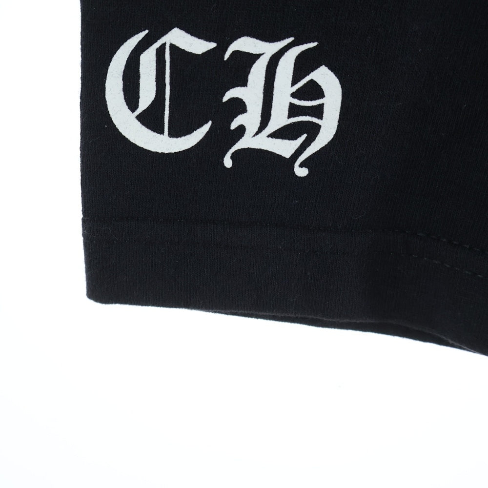CHROME HEARTS(クロムハーツ) OLD BSフレア プリント ポケット付き 半袖Tシャツ ブラック