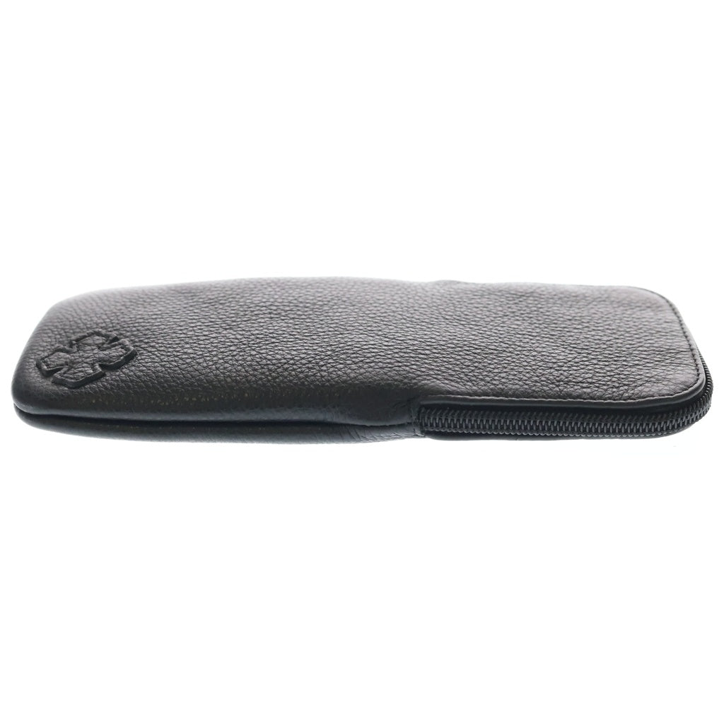 CHROME HEARTS(クロムハーツ) CASE ダガージップ レザーアイウェアケース 眼鏡ケース ブラック
