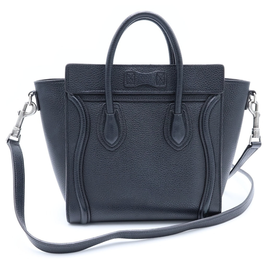 CELINE(セリーヌ) ラゲージ ミニ 2WAY ハンドバッグ ブラック レディース